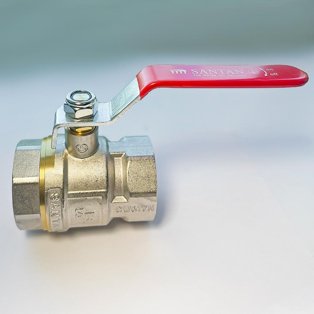 Кран шаровой для воды SANTAN Professional 600 2" внутренний-внутренний Красный (63976) - фото 2
