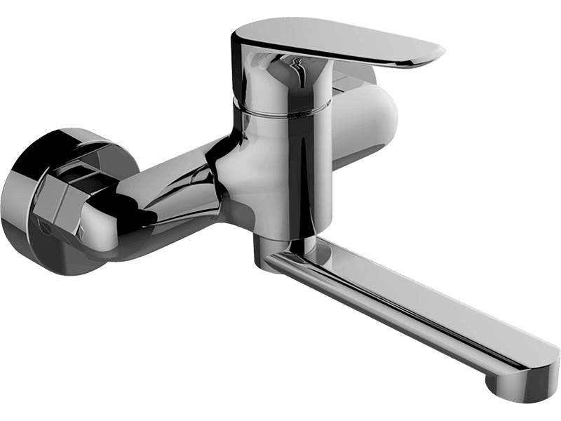 Смеситель Laveo RONDO для умывальника настенный (BLX_050D)