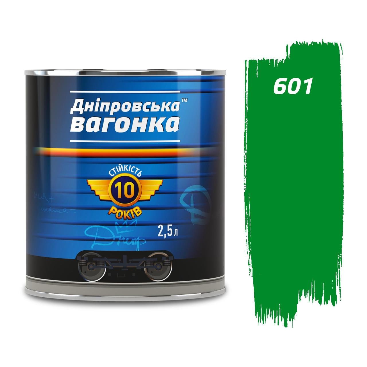 Фарба Дніпровська вагонка ПФ-133 2,5 л Світло-зелений (23813477) - фото 1