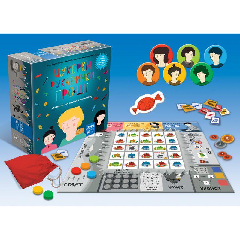 Настільна гра Granna Цукерки рукавички гроші - фото 2 Настільна гра Granna Цукерки рукавички гроші - фото 2
