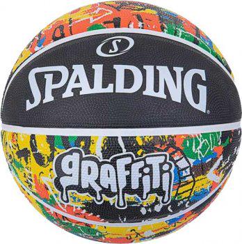 Мяч баскетбольный Spalding Graffiti Ball Unisex р. 7 Черный/Разноцветный (689344405902)