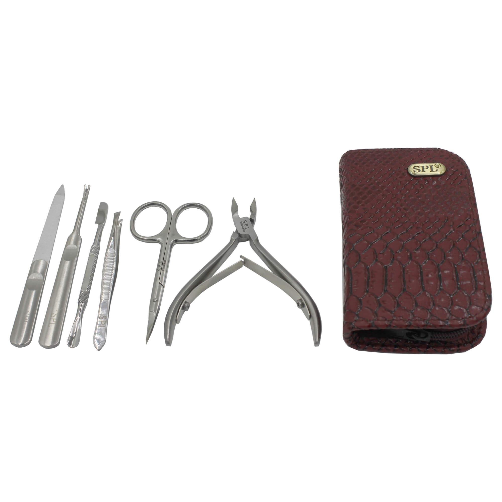 Манікюрний набір SPL Бордова анаконда (77108BF)