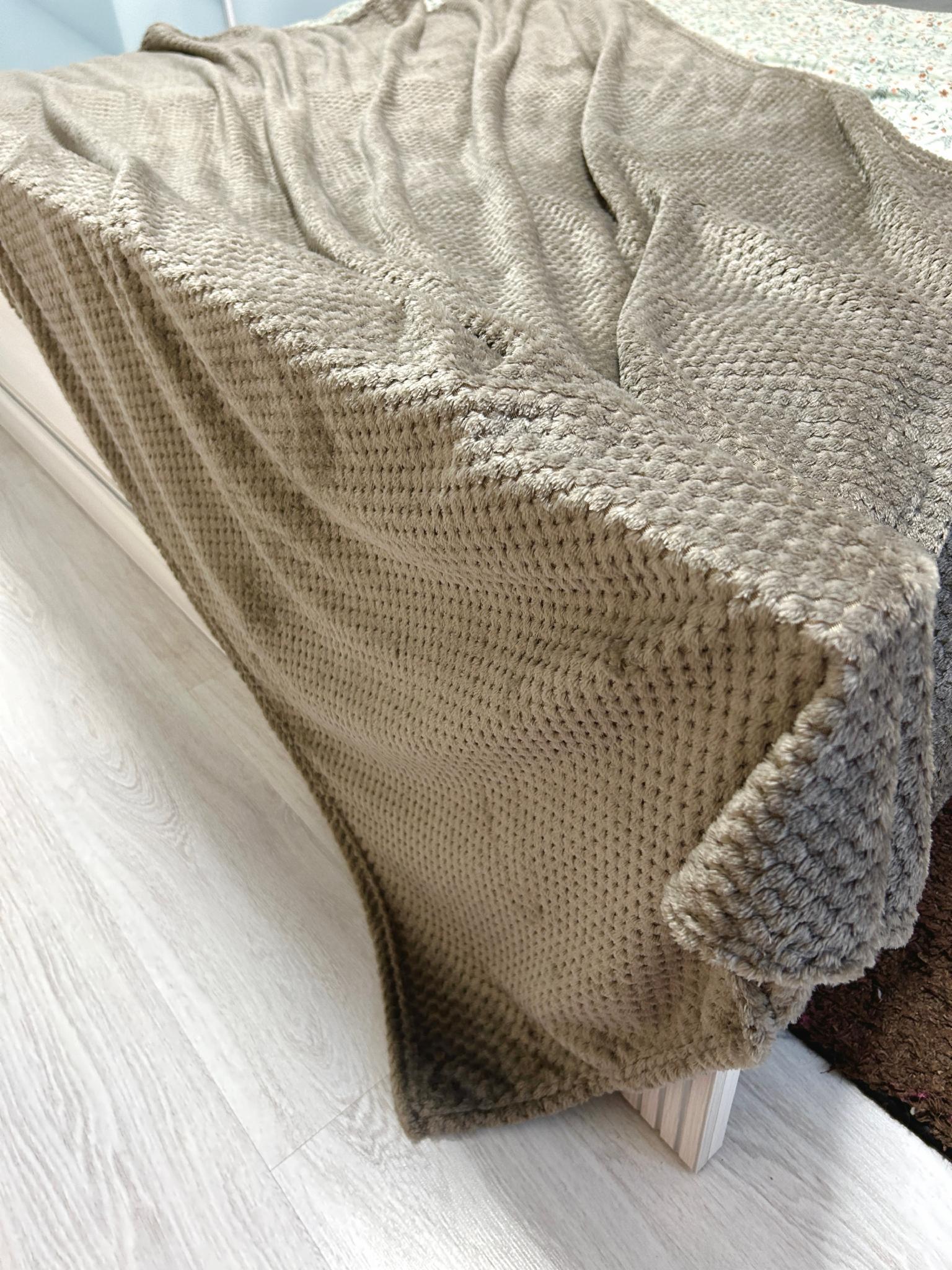 Плед бамбуковый Однотонное наслаждение 145х210 см Коричневый (B-7120/3) - фото 2 Плед бамбуковый Однотонное наслаждение 145х210 см Коричневый (B-7120/3) - фото 2