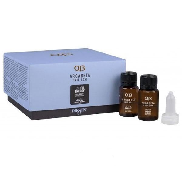 Лосьон в ампулах Dikson Argabeta Lotion Energy против выпадения и стимулирования роста волос 8 шт. 8 мл