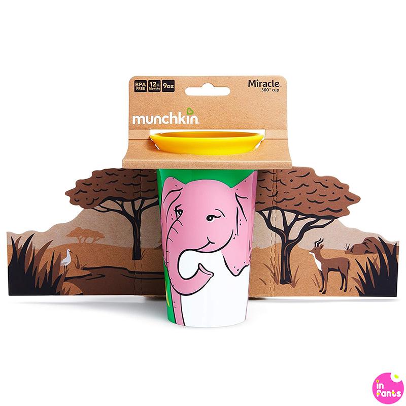 Чашка непроливна Munchkin Miracle 360 Wildlove Elephant Манчкін Слон 266 мл (00485) - фото 7 Чашка непроливна Munchkin Miracle 360 Wildlove Elephant Манчкін Слон 266 мл (00485) - фото 7