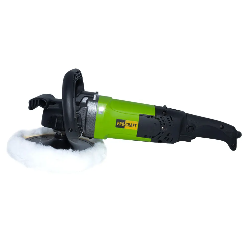 Машина полировально-шлифовальная ProСraft PM2100 с регулировками и полировочной насадкой 180 мм 2100 Вт - фото 2 Машина полировально-шлифовальная ProСraft PM2100 с регулировками и полировочной насадкой 180 мм 2100 Вт - фото 2