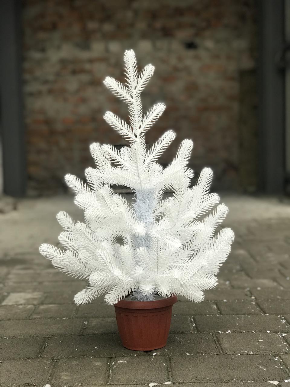 Ялинка SGH Traditional лита в горщику 50 см Білий Ялинка SGH Traditional лита в горщику 50 см Білий