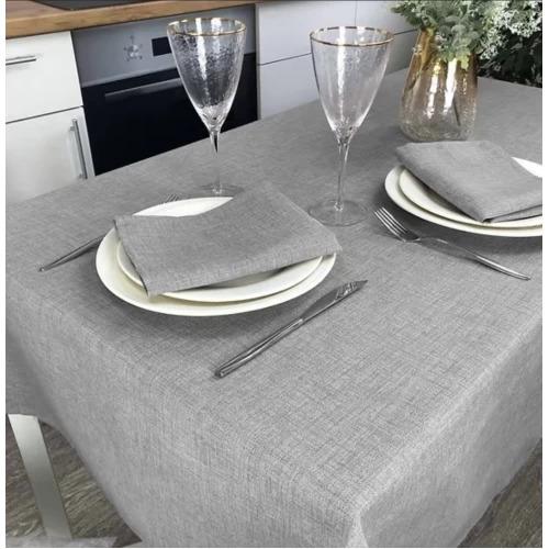Скатерть Милам 110x150 см Серый (5217)