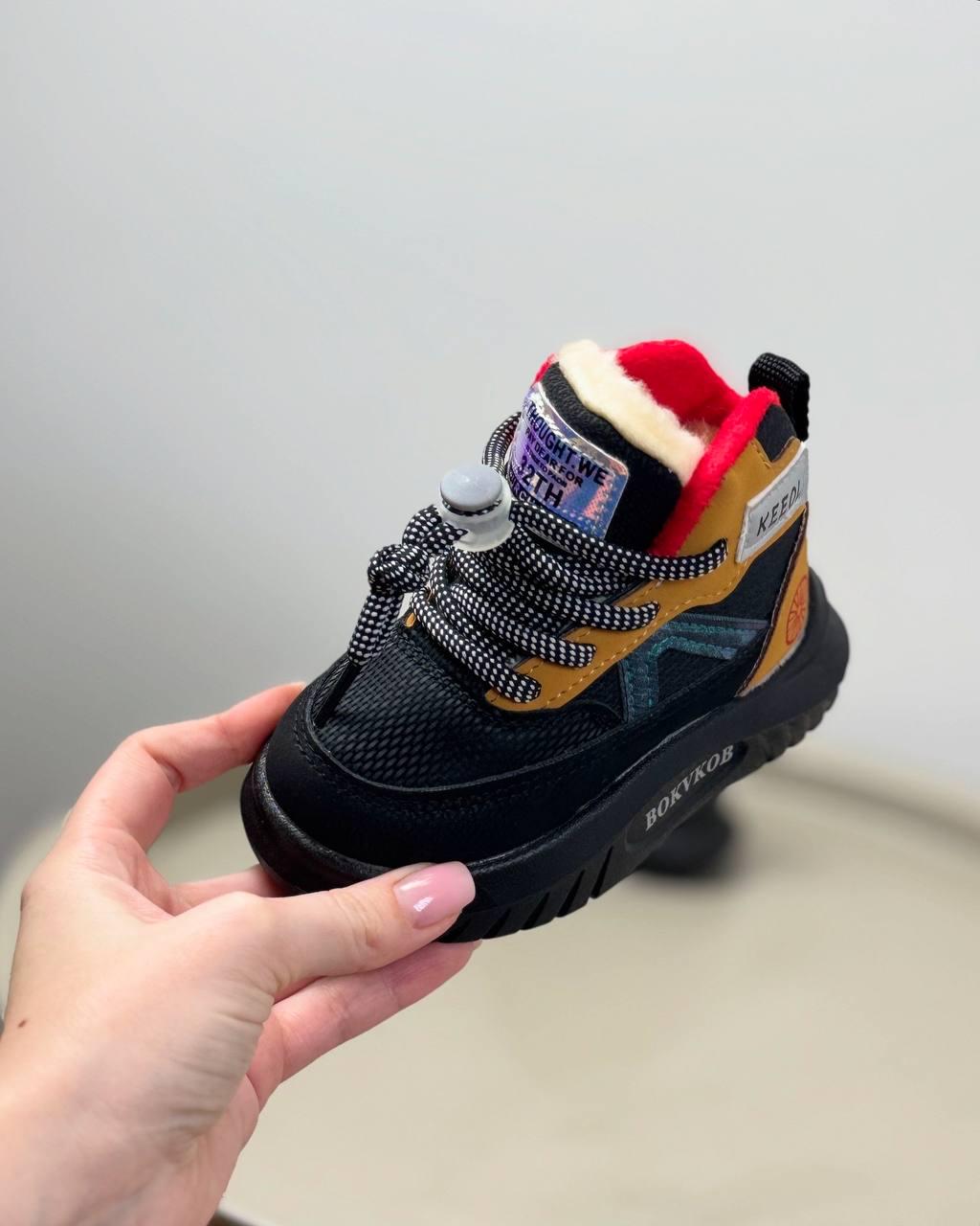 Ботинки детские осенние 1459 р. 25 Черный (23603816) - фото 9