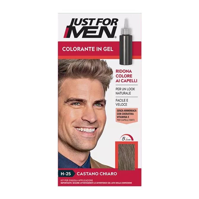 Краска-гель камуфлирующая для волос Just For Men H-25 Светло-коричневый (ДФМ101)