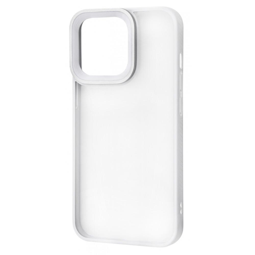 Чехол Baseus Crystal iPhone 13 Pro Max fench grey С рисунком