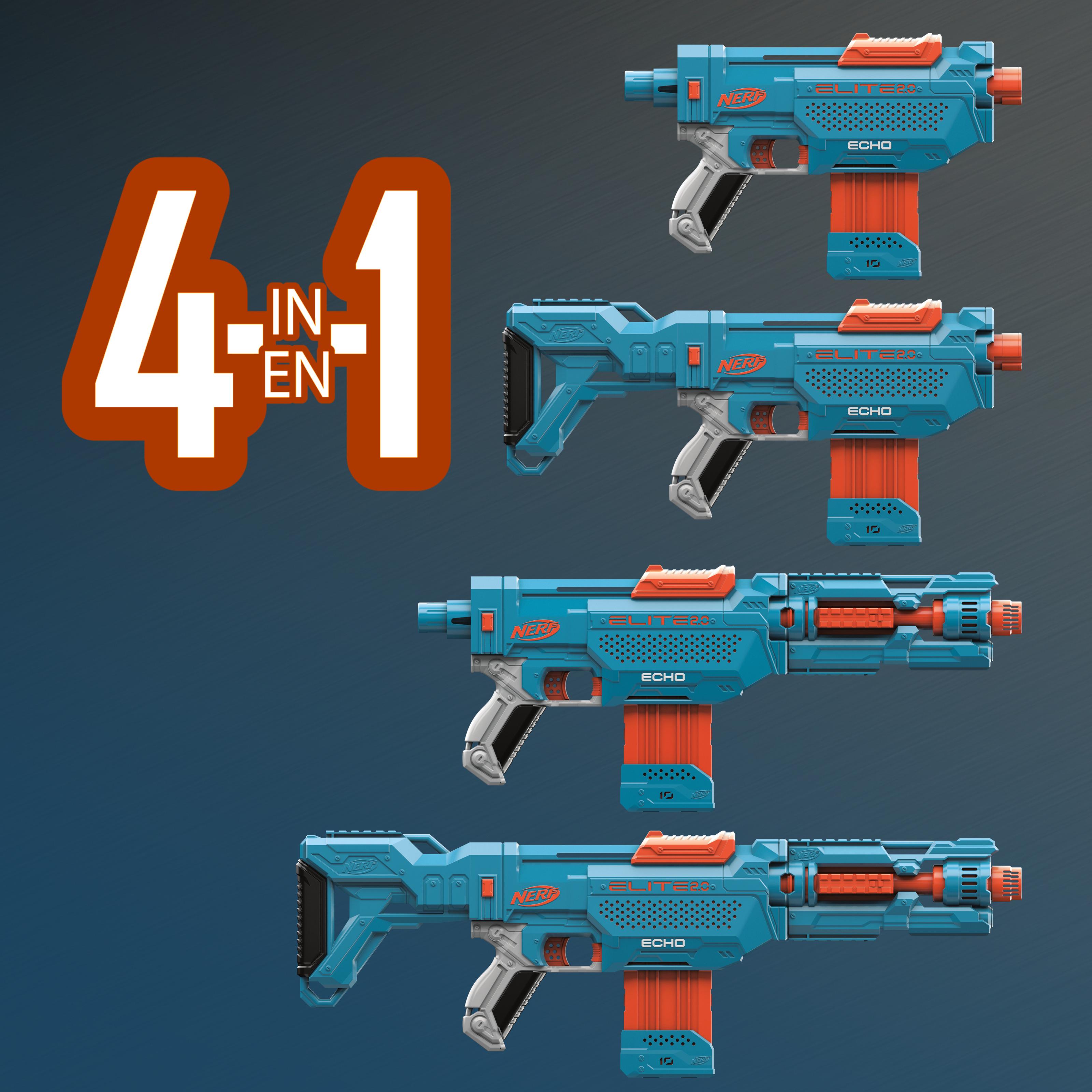 Бластер Nerf Элит Эхо E9533 (5010993729173) - фото 4 Бластер Nerf Элит Эхо E9533 (5010993729173) - фото 4