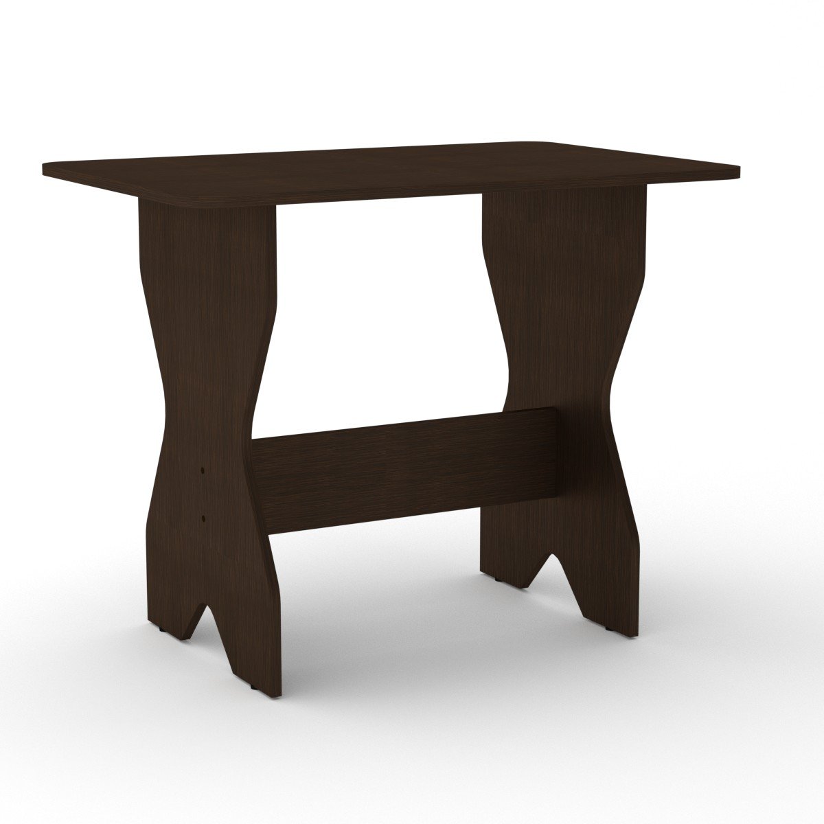 Стол кухонный прямоугольный Компанит КС-1 71,6х90х59,8 см Венге темный (2010903) - фото 1