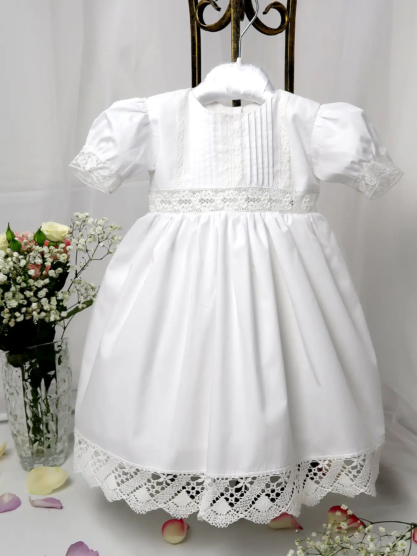 Праздничное платье для девочки Angelsky 1602 Ретро 92 см Белый