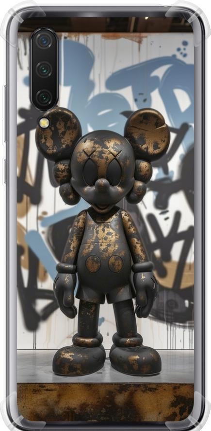 Чехол на Xiaomi Mi 9 Lite Bronze kaws v2 (6098sp-1834-42517)