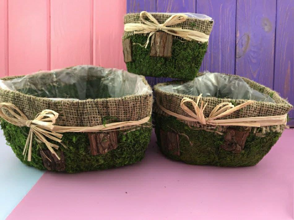 Набор кашпо в форме сердца Decors Forest N-14 3 шт. (DR001013)