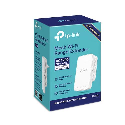 Підсилювач Wi-Fi сигналу TP-Link RE300 AC1200 Mesh (10215605) - фото 4