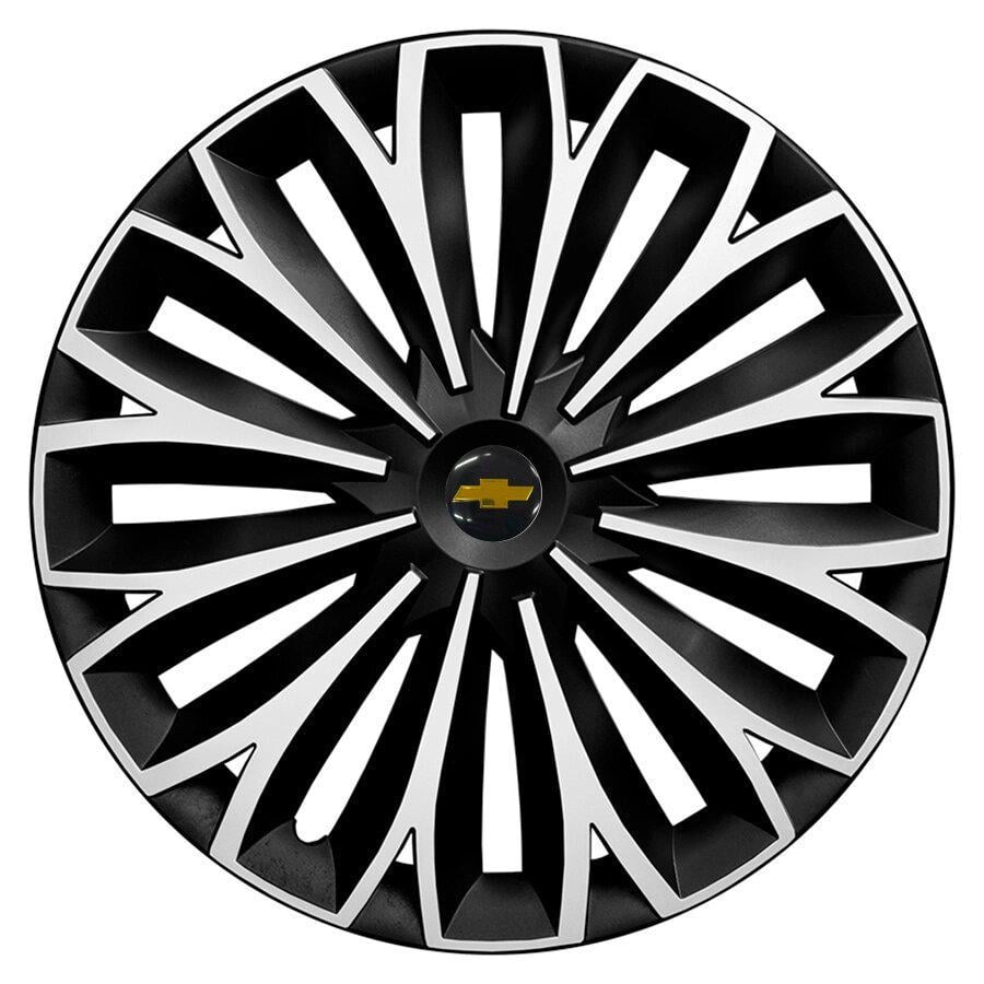 Комплект колпаков JAWOPLAST Sigma Duo R15 для Chevrolet 4 шт. Silver/Black (28434584)