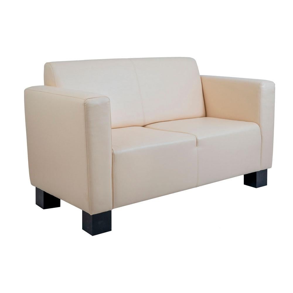 Диван Kansas экокожа Cream 150х75х88 см Beige (rich_sofa_00312)