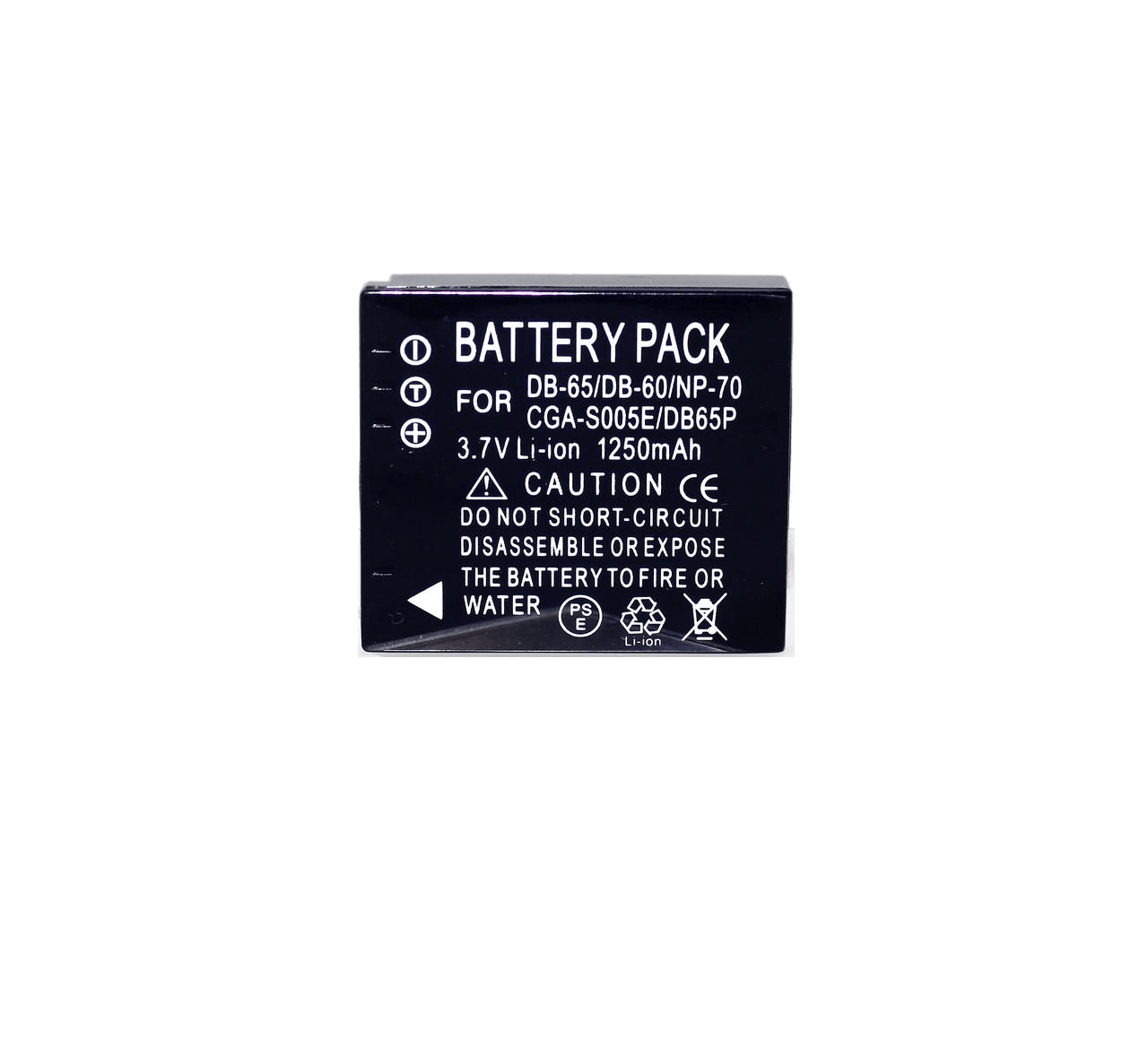 Аккумулятор для камер FujiFilm NP-70 DMW-BCC12 CGA-S005E BP-DC4 D-LI106 DB-60 IA-BH125C аналог 1250 ma