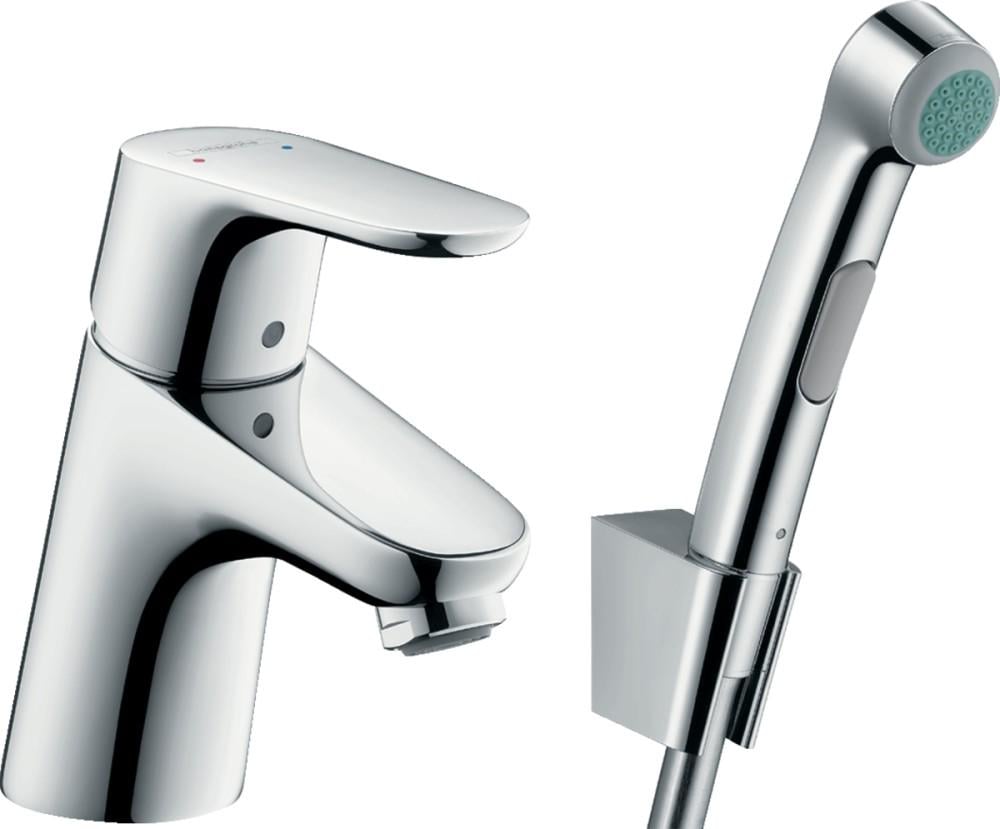 Cмеситель для гигиенического душа Hansgrohe FOCUS 31926000 на умывальник с лейкой Хром (111717)