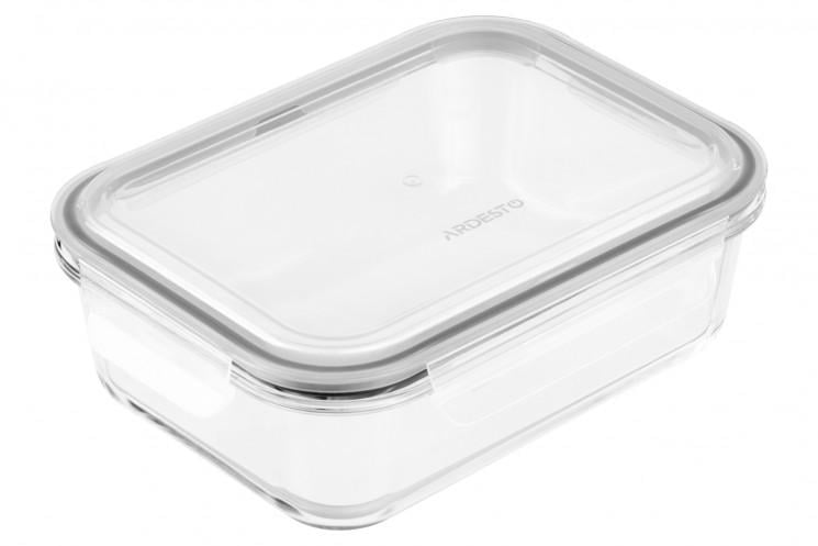 Контейнер для хранения Ardesto Gemini 1500 мл боросиликатное стекло пластик (AR1215RCB)