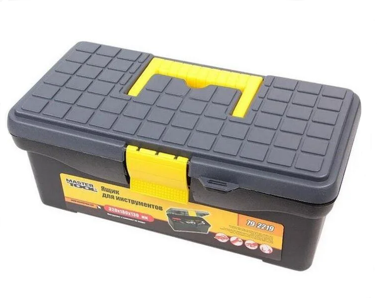 Ящик для инструмента MASTERTOOL 12,5" 320х180х130 мм с пластиковыми замками (79-2219) Ящик для инструмента MASTERTOOL 12,5" 320х180х130 мм с пластиковыми замками (79-2219)