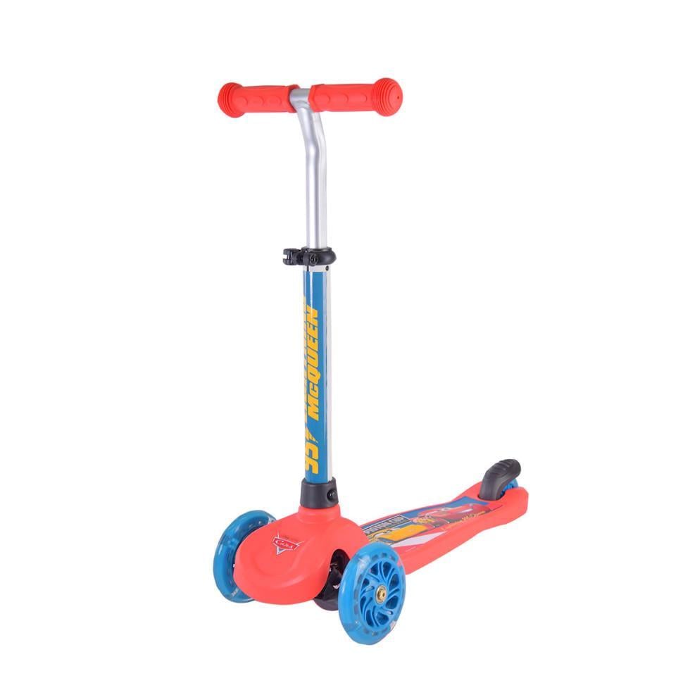 Самокат детский Cars Bambi LS2213 с рюкзачком 17х20 см Самокат детский Cars Bambi LS2213 с рюкзачком 17х20 см