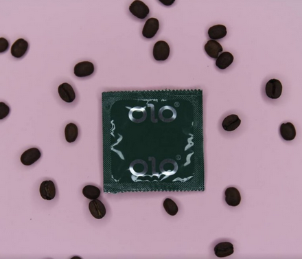 Презерватив OLO Coffee з гіалуроновим змащенням 1 шт. (102111)