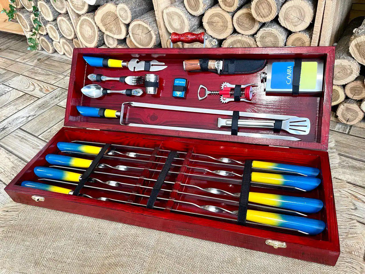 Набор шампуров Patriot 2 в кейсе (10639714)