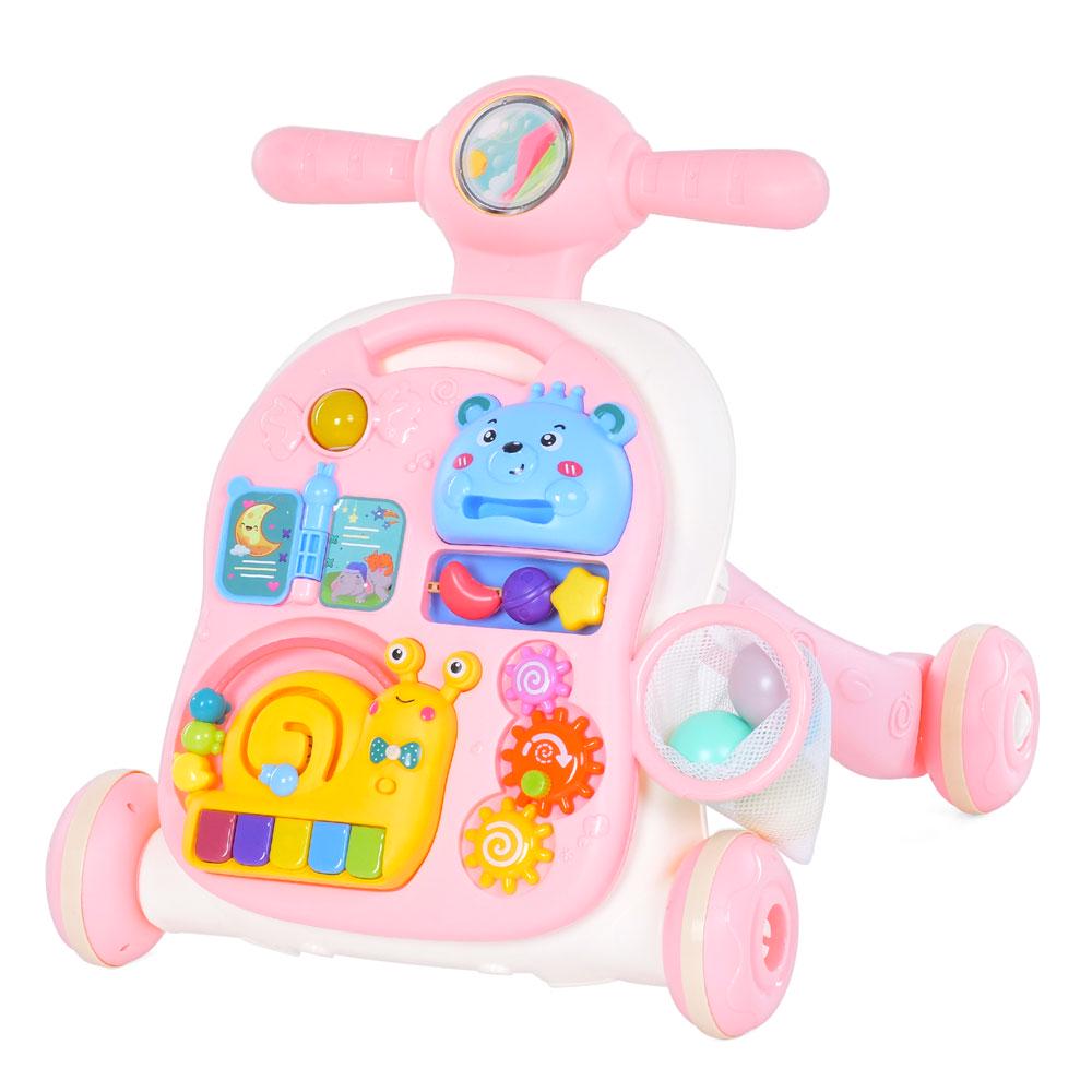 Ходунки-каталка Baby Walker 962-964-965Р до 3 лет Розовый (22881146)