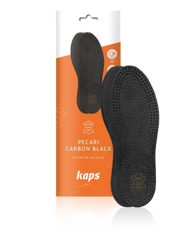 Устілки для взуття шкіряні Kaps Pecari Carbon р. 36 Black