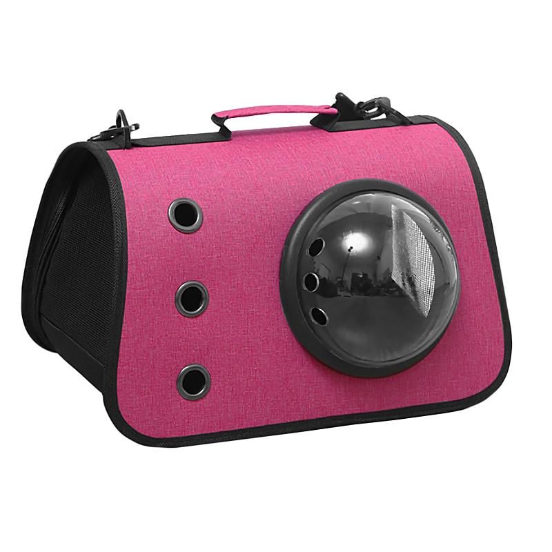 Сумка-переноска для кошек Taotaopets 254405 Pink 40x25x25cm с иллюминатором Сумка-переноска для кошек Taotaopets 254405 Pink 40x25x25cm с иллюминатором