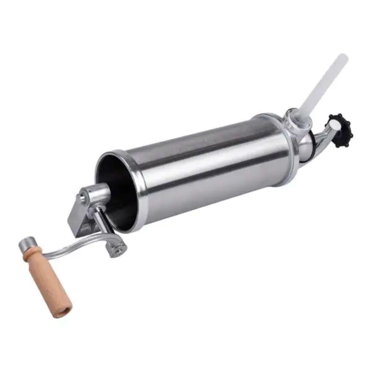 Шприц для колбасы вертикальный из нержавеющей стали 16788-5 2,5 л 4 насадки (A-034168)