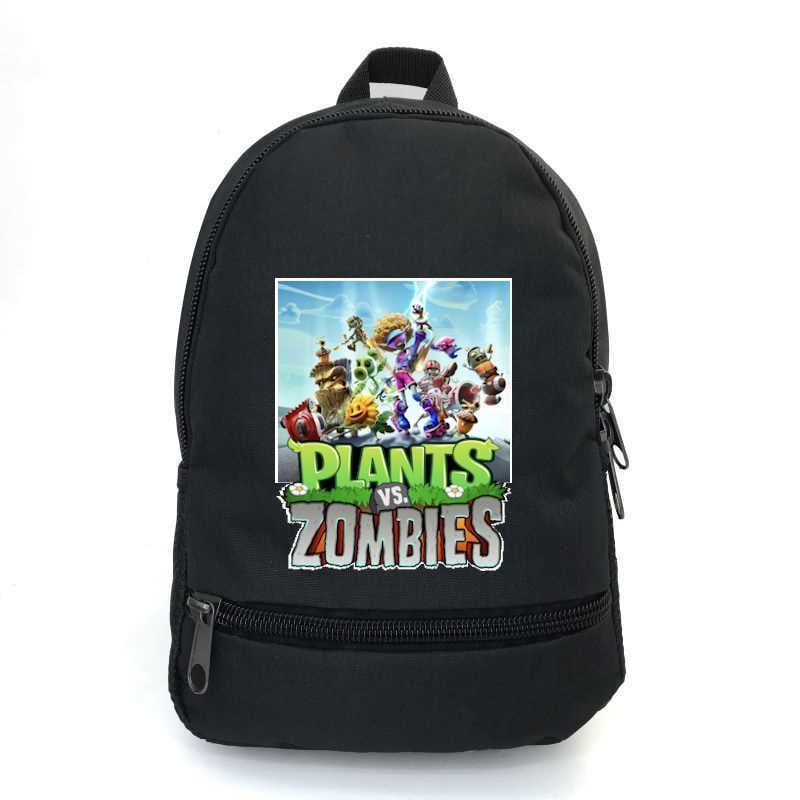 Школьный рюкзак School Bag BIG с принтом Plants vs Zombies-02 43х30х17 см 22 л Черный (2503131918)