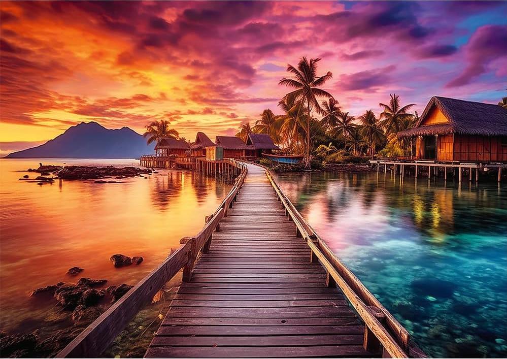 Пазл Trefl Загадочный остров 1000 эл. - фото 2