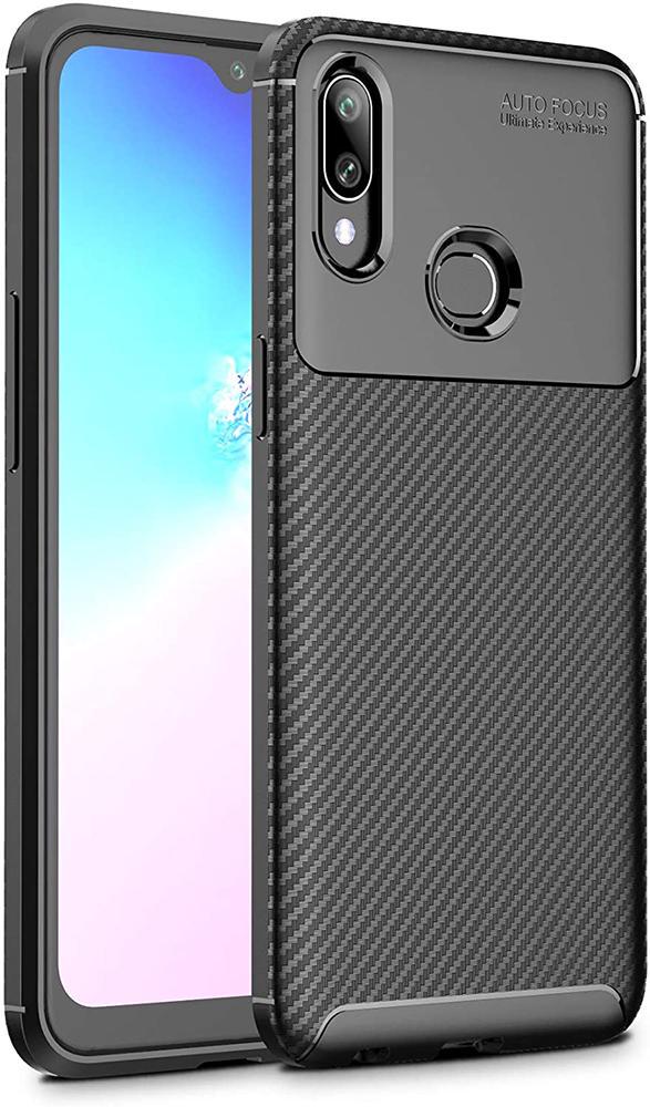 Чехол накладка Auto Focus Carbon для Samsung Galaxy A10s A107 Black (20058-2B)