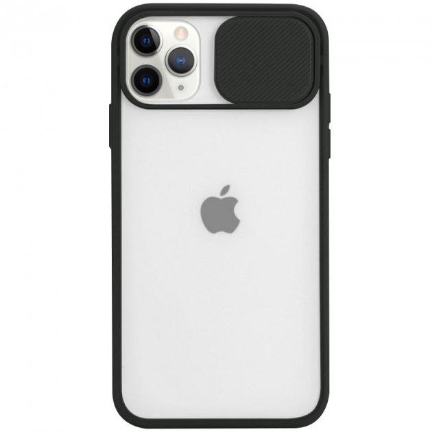 Чехол Camshield mate TPU со шторкой для камеры для Apple iPhone 12 / 12 Pro Black