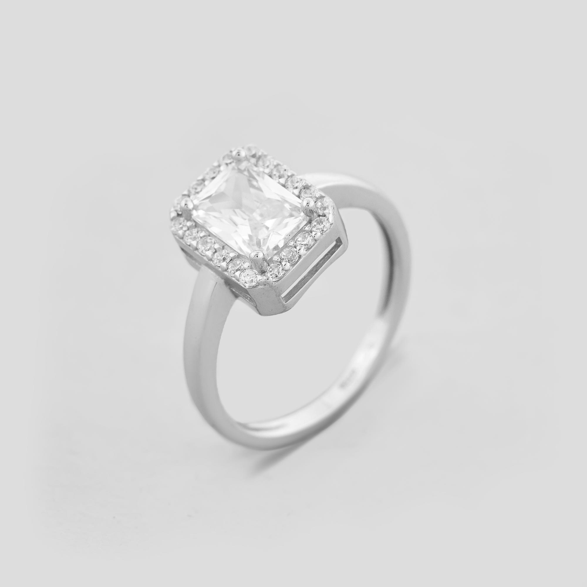 Серебряное кольцо Minimal Воспроизведение р. 17,5 (18264)