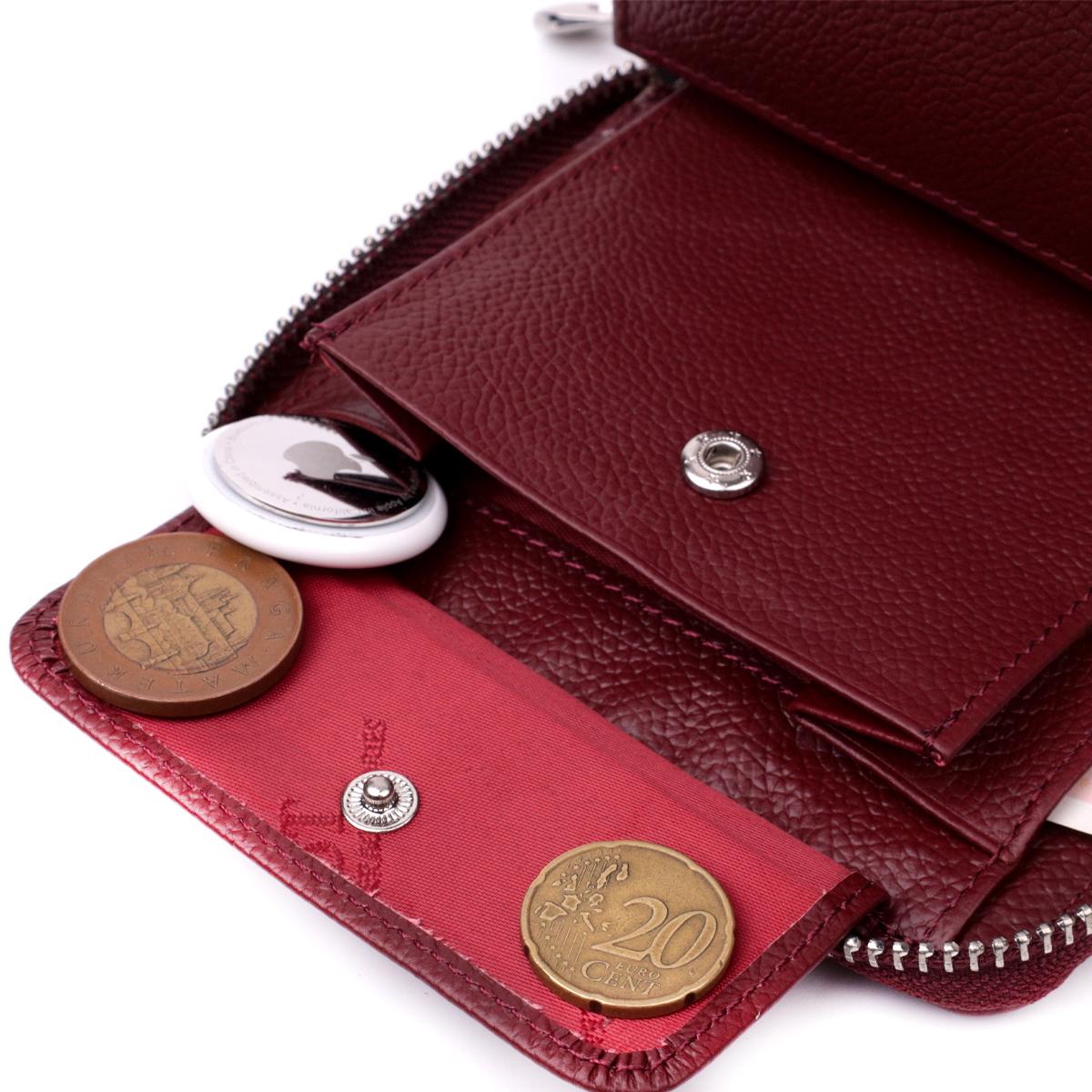 Гаманець жіночий шкіряний ST Leather 22450 Бордовий - фото 6