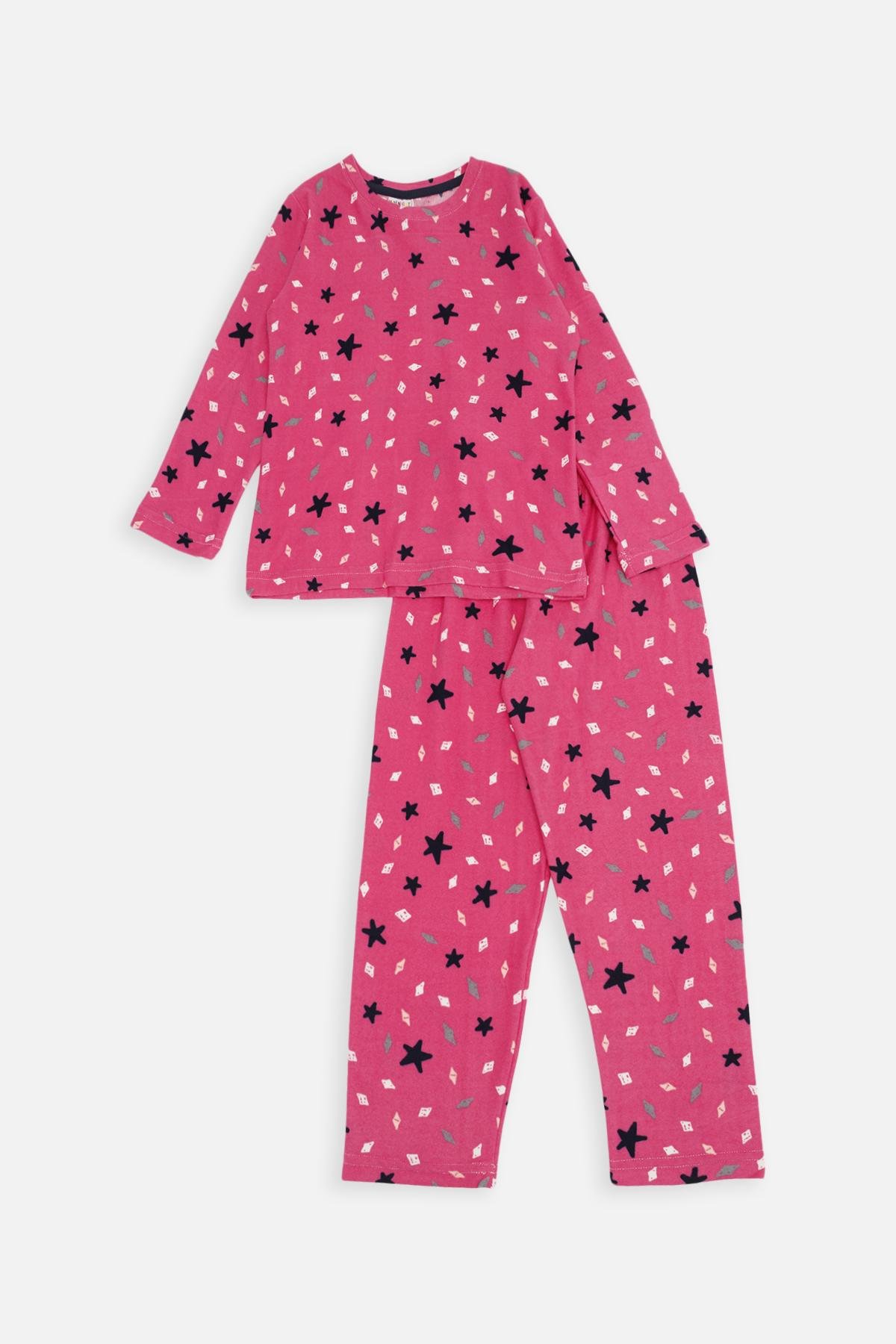 Пижама для девочки 128 см Розовый (SKT001016235) Пижама для девочки 128 см Розовый (SKT001016235)