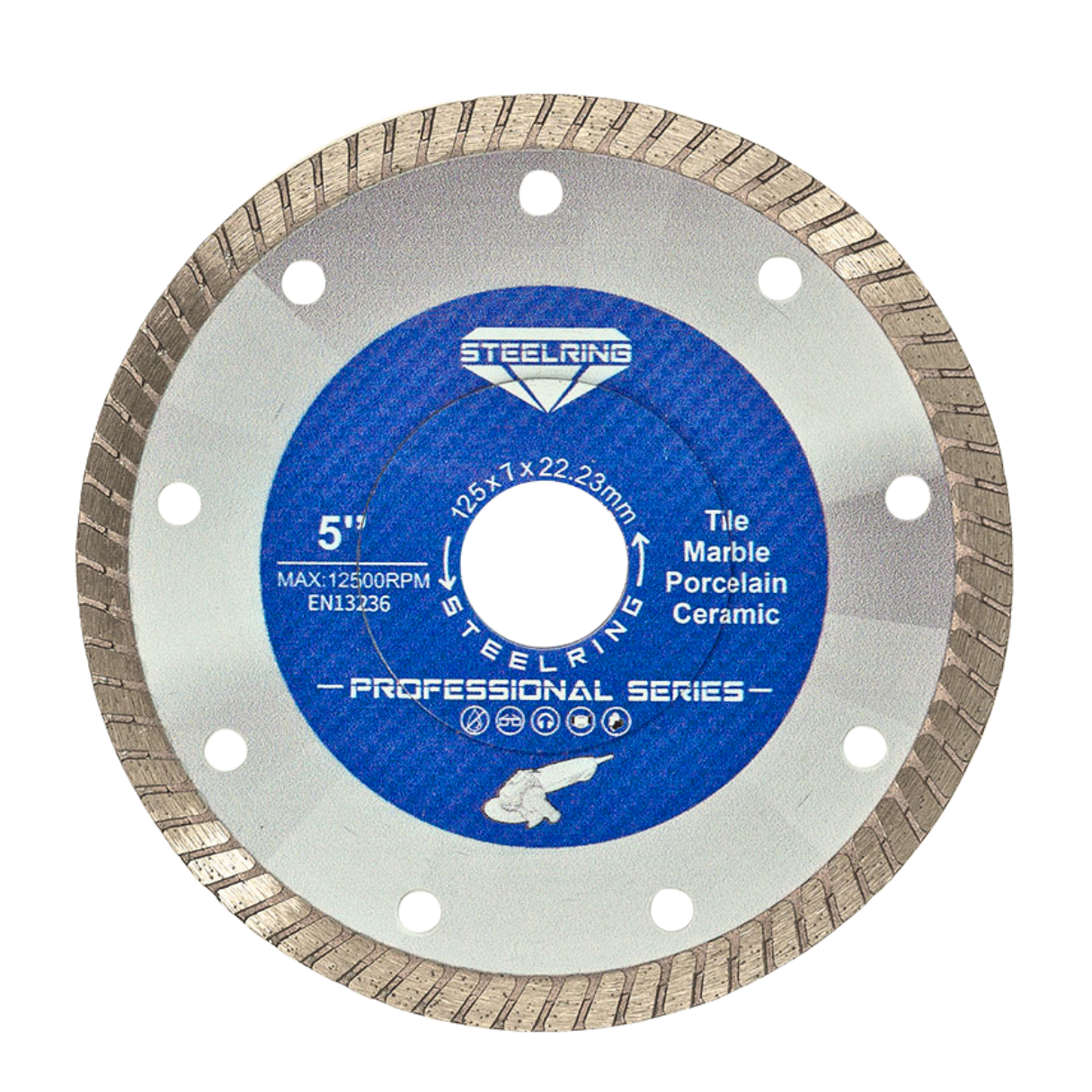 Алмазный турбодиск STEELRING PROFESSIONAL 125х1,2 мм (HPST125)