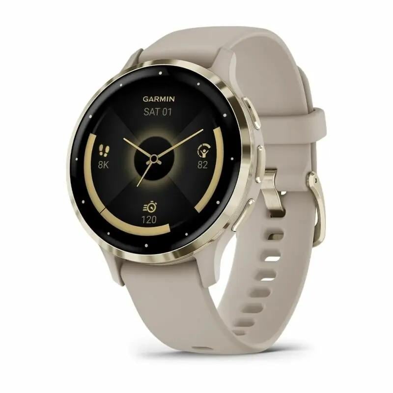 Смарт-годинник Garmin Venu 3S Soft Gold S. Steel Bezel with French Gray Case and Silicone Band (010-02785-02/52) Смарт-годинник Garmin Venu 3S Soft Gold S. Steel Bezel with French Gray Case and Silicone Band (010-02785-02/52)