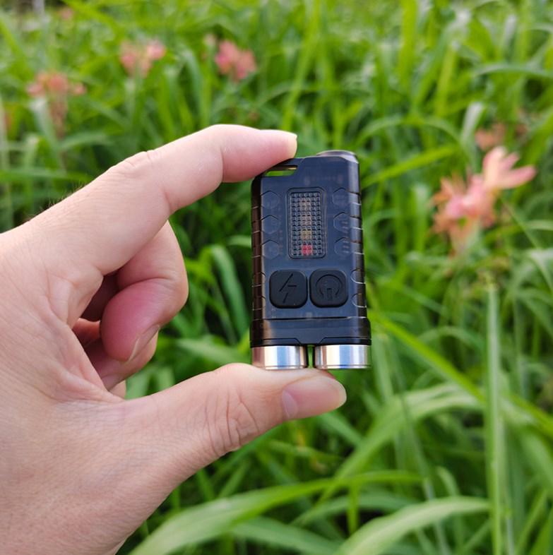 Ліхтар брелок акумуляторний boruit v3 900 lm Чорний (23845139) - фото 2 Ліхтар брелок акумуляторний boruit v3 900 lm Чорний (23845139) - фото 2