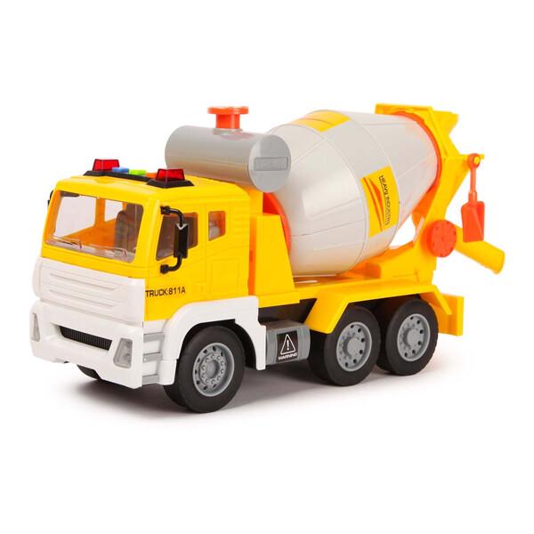 Бетономешалка Wenyi машинка со светозвуковыми эффектами Желтый (59094)