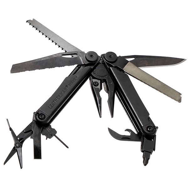 Мультитул Leatherman WAVE PLUS BLACK + синтетический чехол (832526)