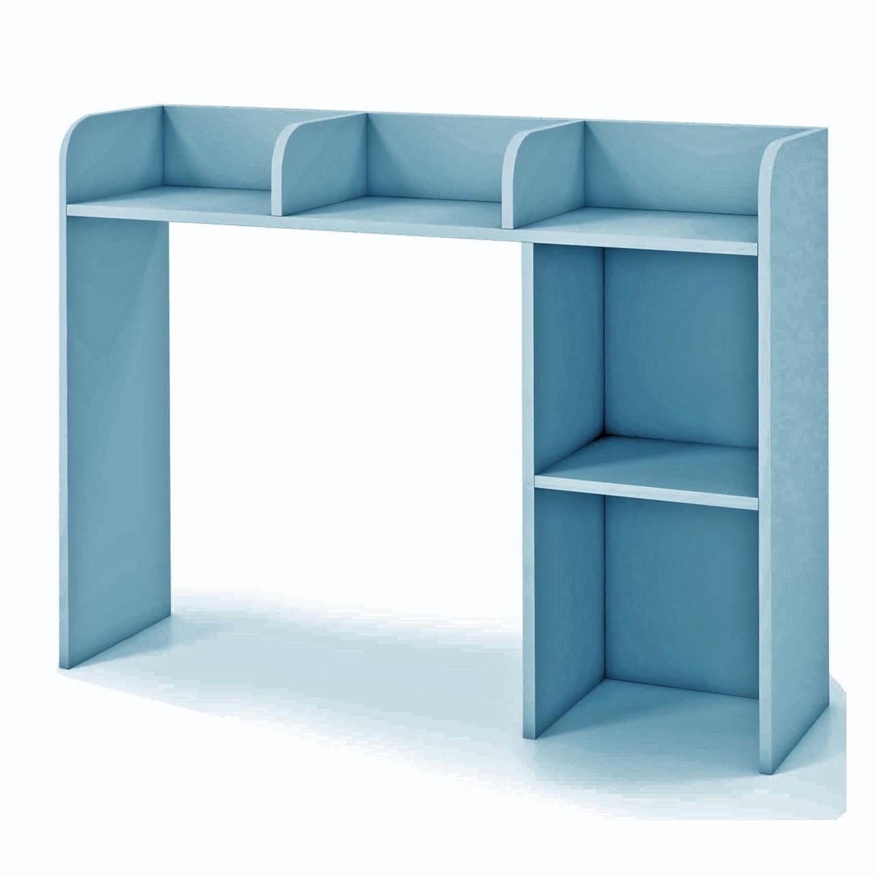 Полка-надстройка настольная из дерева Мирелин ирис (АКД-005552)