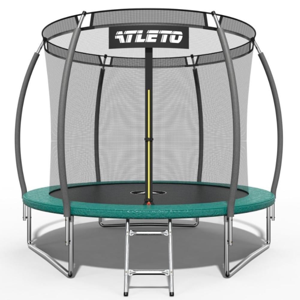 Батут детский Atleto с внутренней сеткой 252 см 8 ft и стремянкой Зеленый (147-76-21000803) Батут детский Atleto с внутренней сеткой 252 см 8 ft и стремянкой Зеленый (147-76-21000803)
