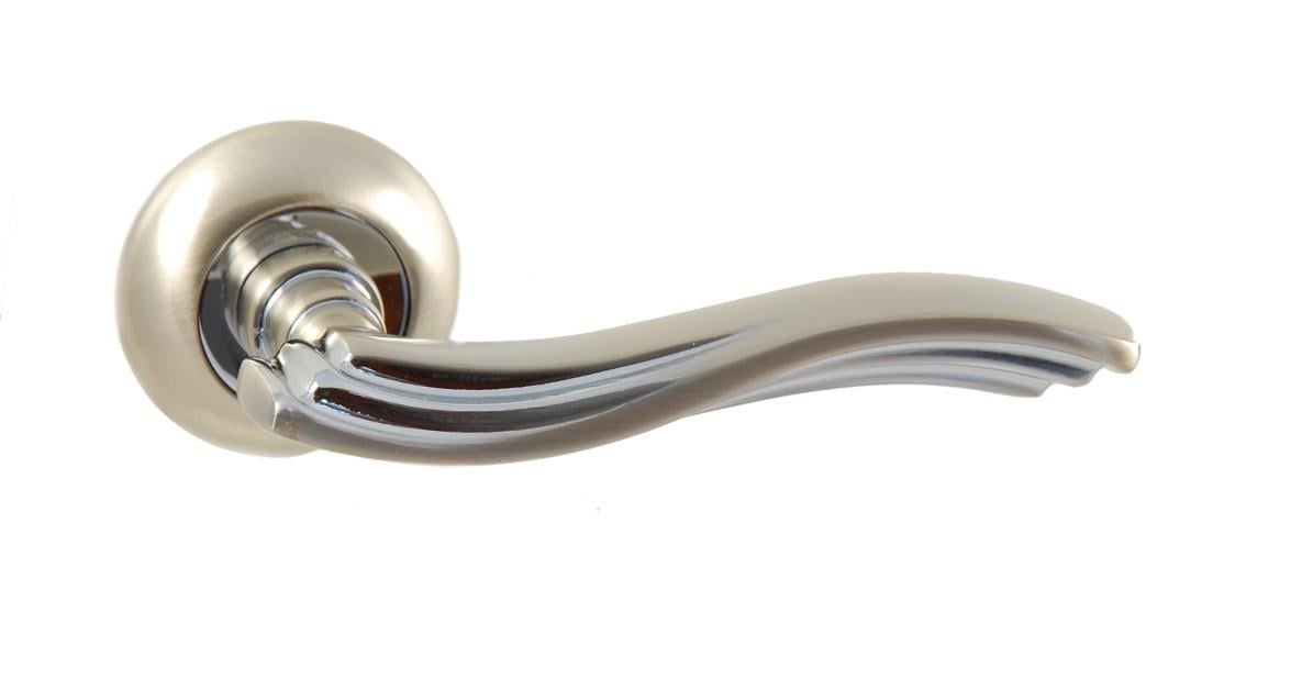 Ручка дверна на розетці Siba IMPERIA Нікель/Хром (Z26 0 22 07)