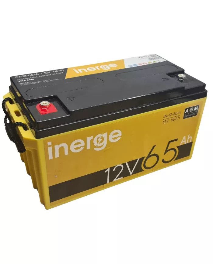 Акумулятор тяговий Inerge AGM 12V 65Ah глибокої розрядки (00013) - фото 2